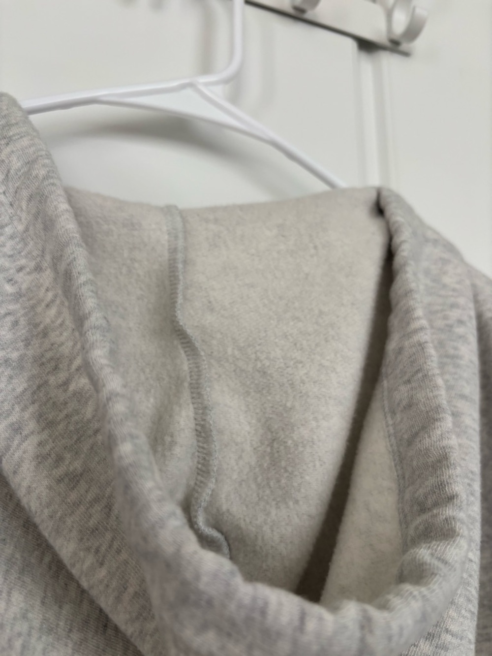 PINK Gray Fleece Zip Up Jacket - Picture 4 of 5